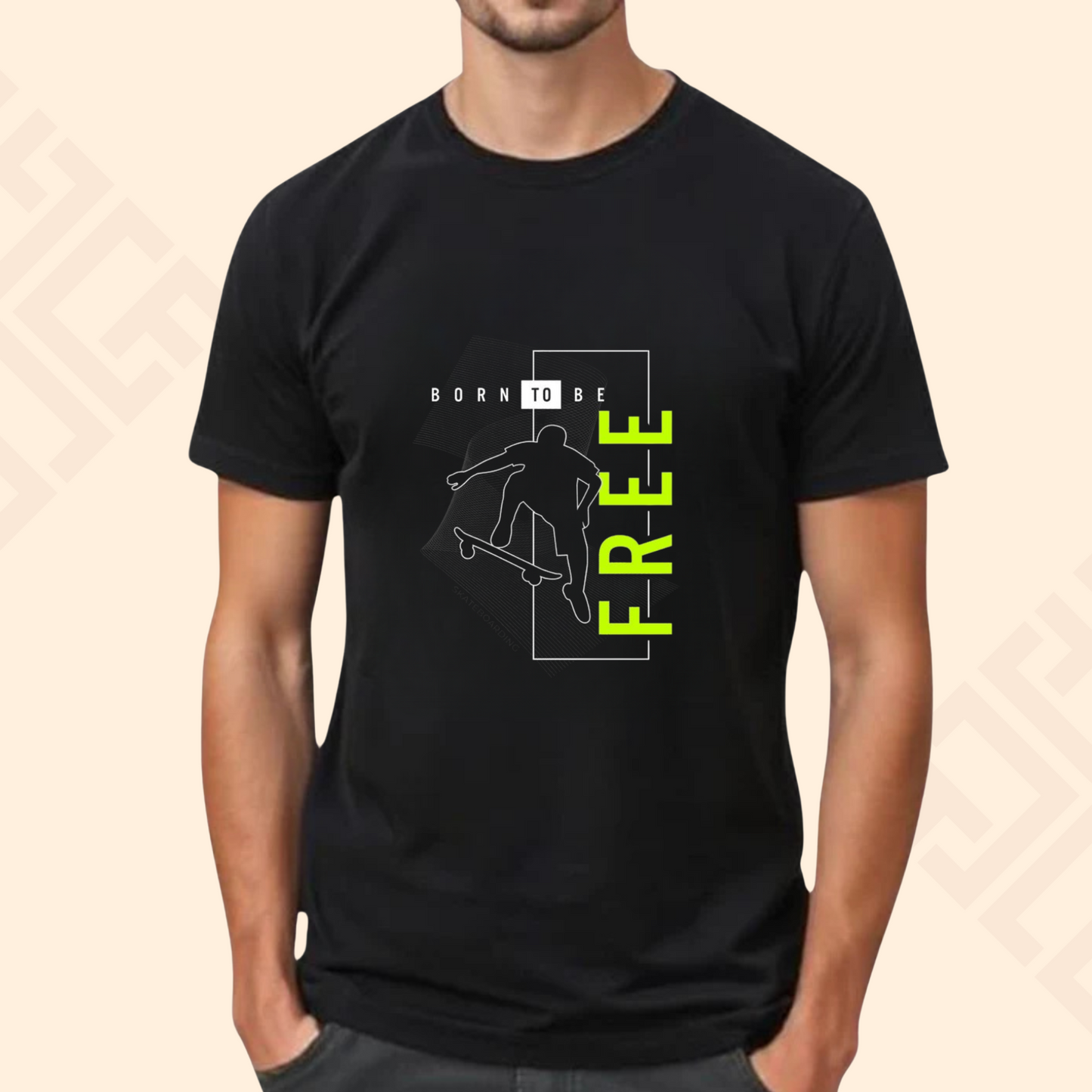 FREE STYLE Half Sleeve T Shirt