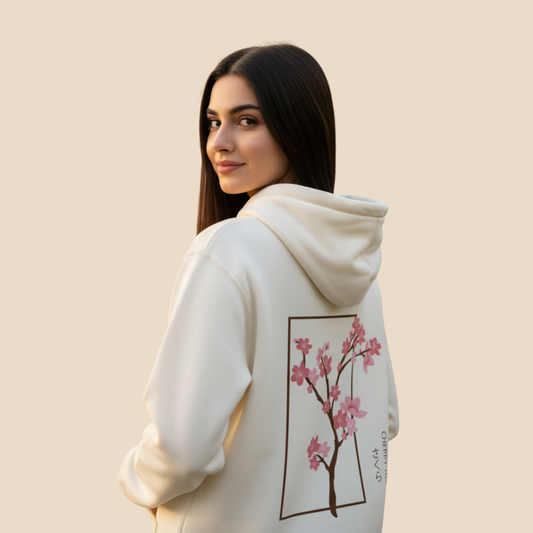 Scarlet Bloom Premium Hoodie