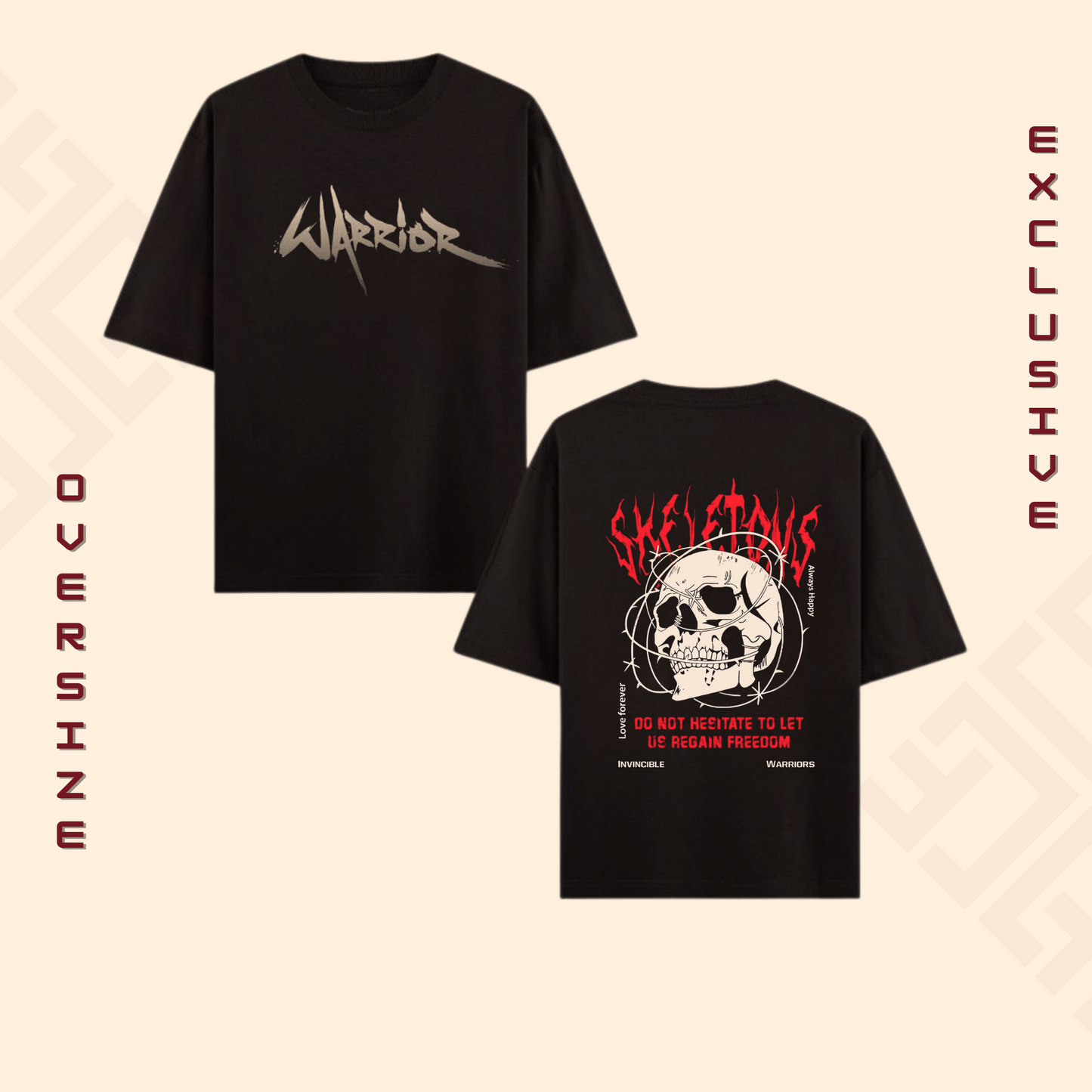 INVINCIBLE - Drop Shoulder Tee