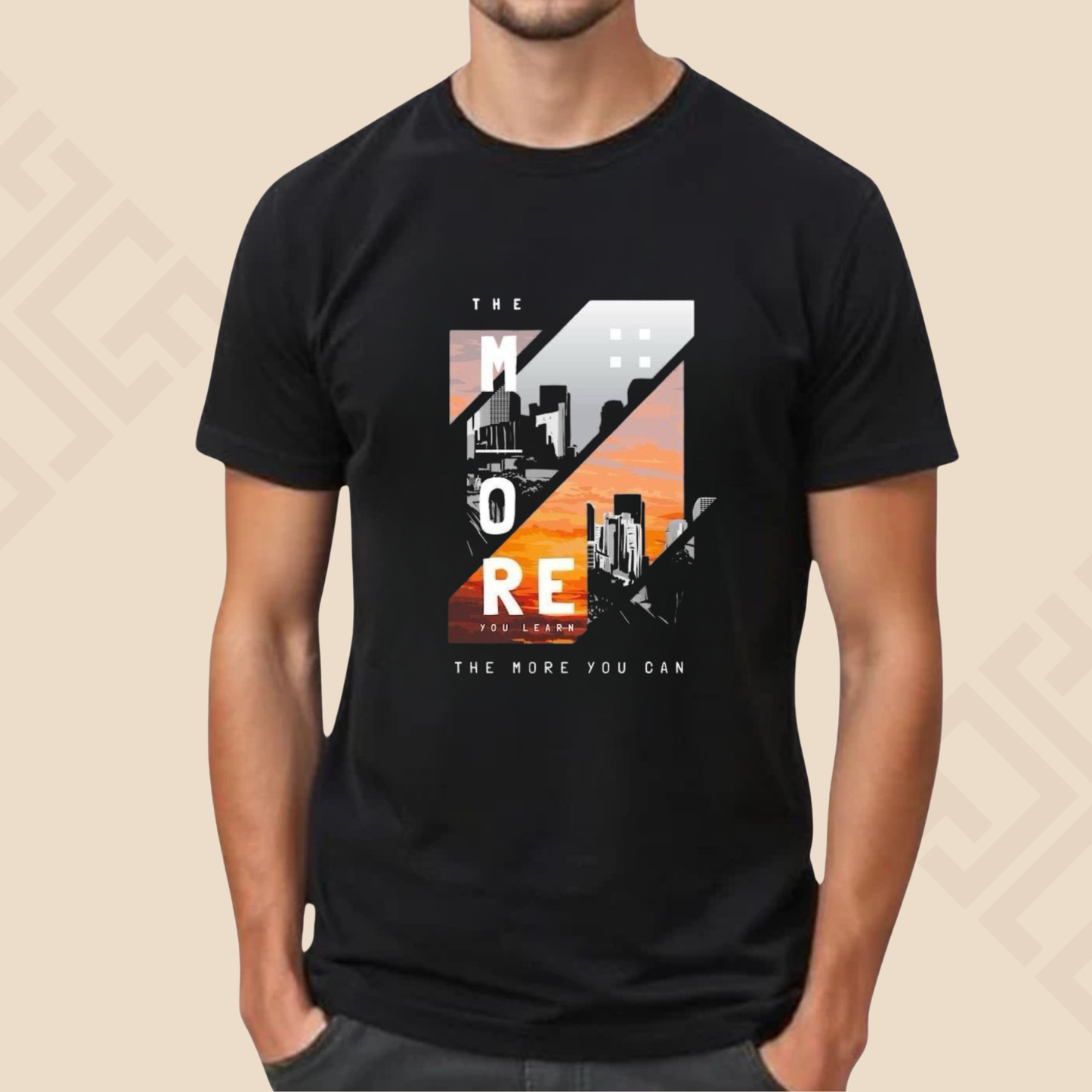 YOU CAN Half Sleeve T Shirt