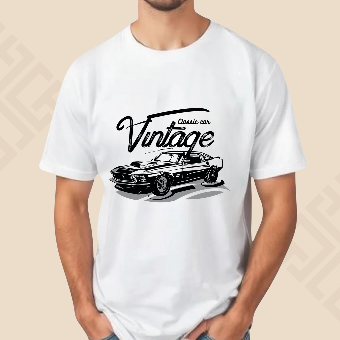 VINTAGE Half Sleeve T Shirt