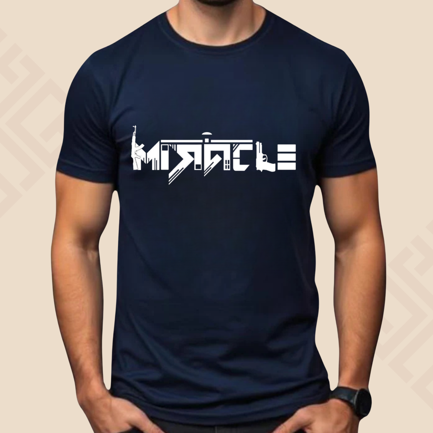 MIRACLE Half Sleeves T Shirt