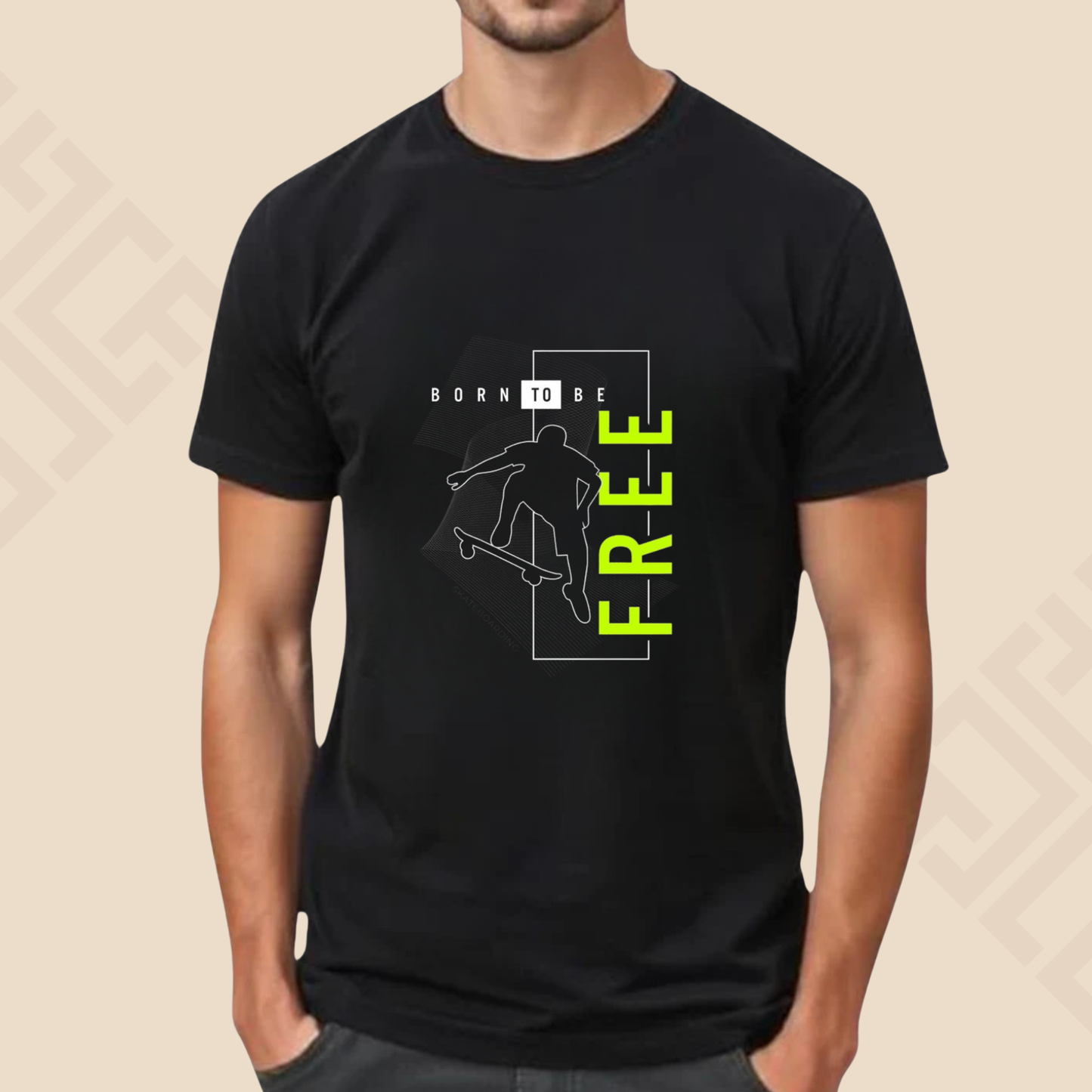 FREE STYLE Half Sleeve T Shirt