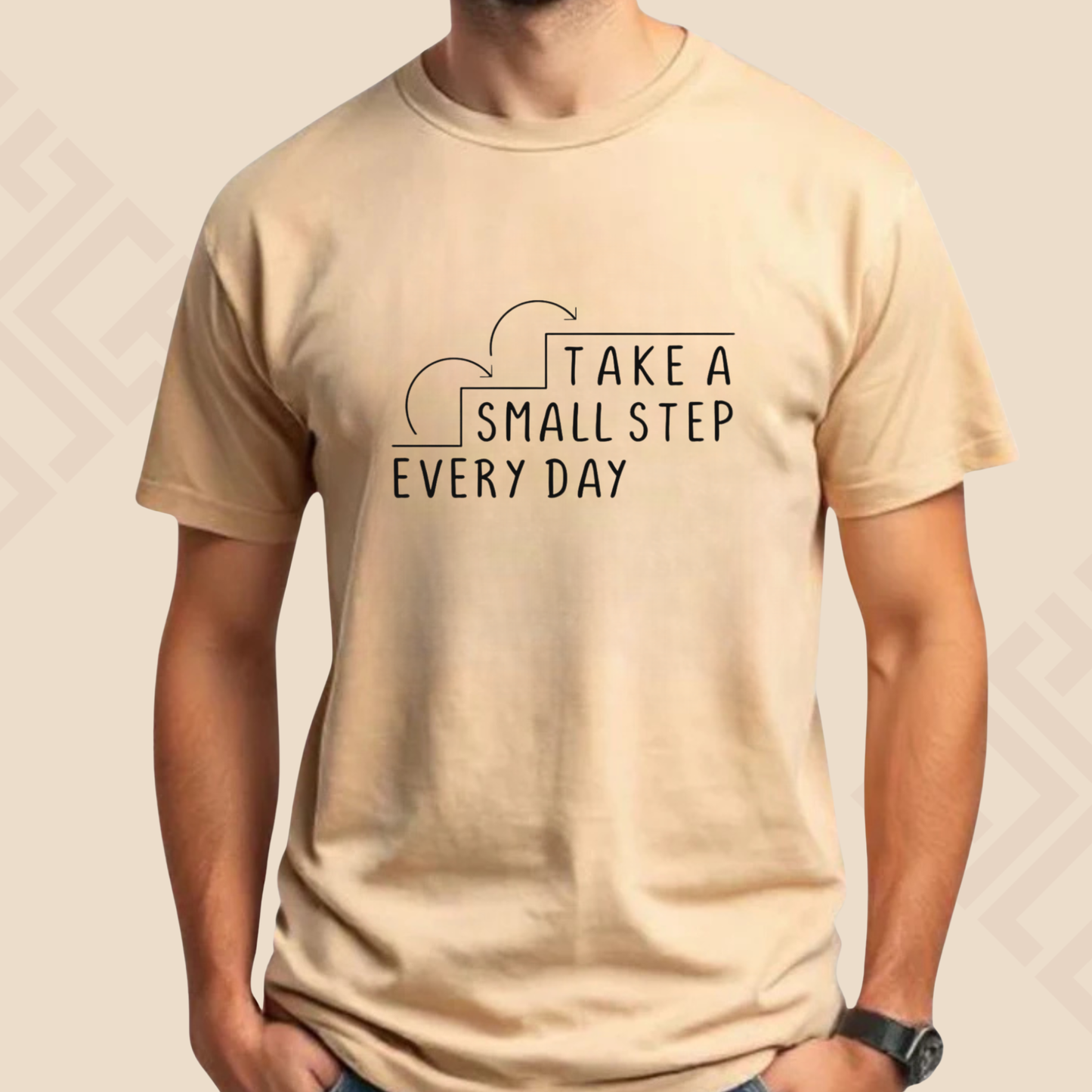 SMALL STEPS Half Sleeve T Shirt