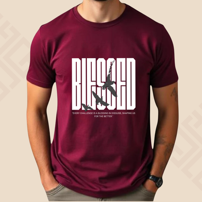 BLESSED Half Sleeve T Shirt