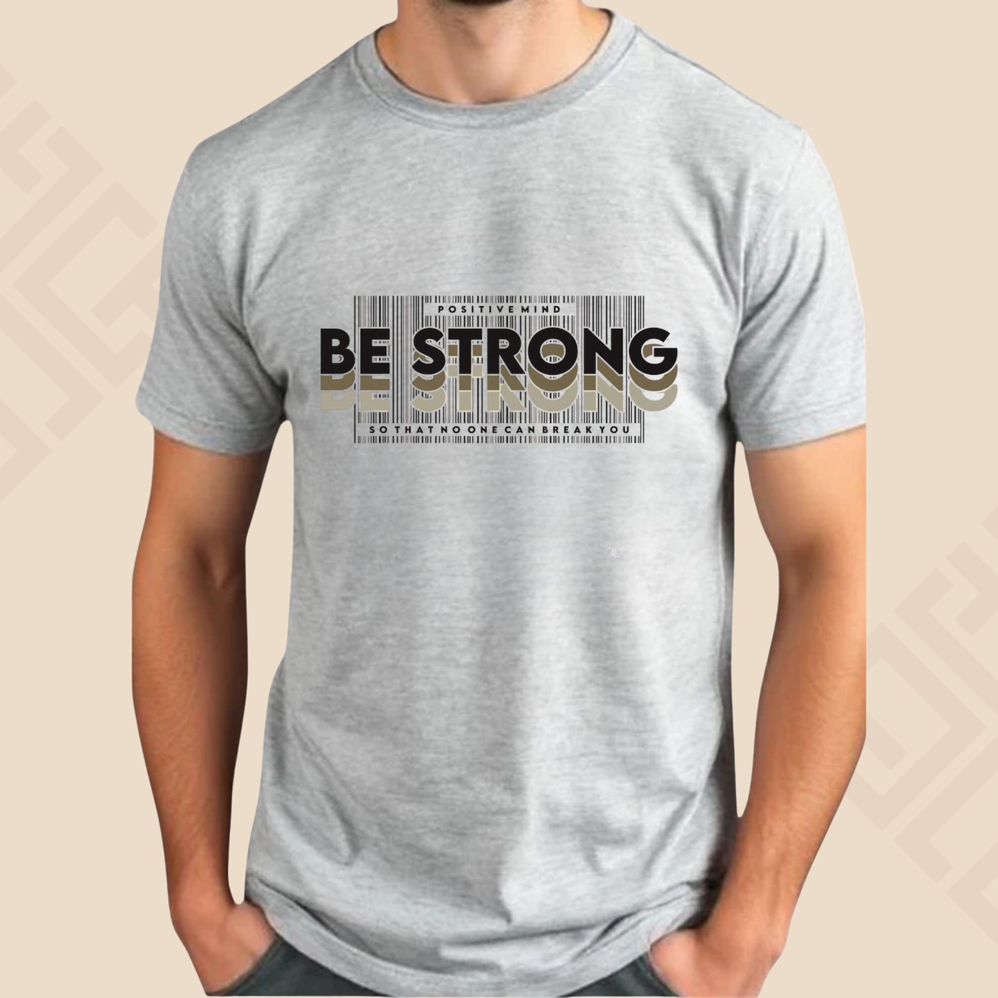 BE STRONG Half Sleeve T Shirt