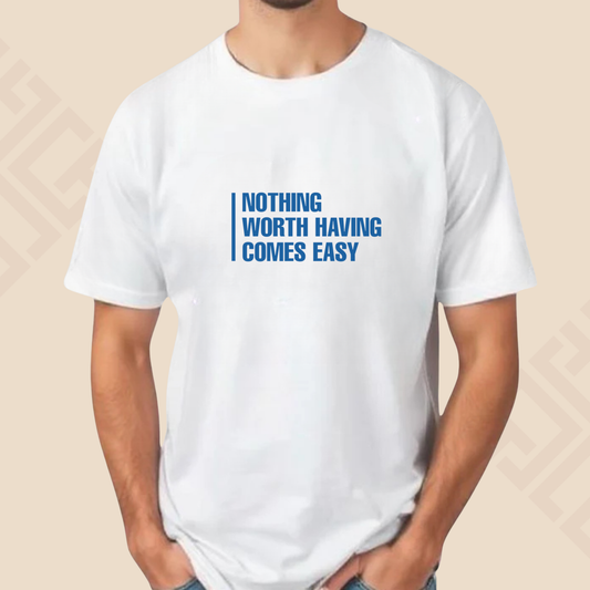 WORTHY Half Sleeve T Shirt