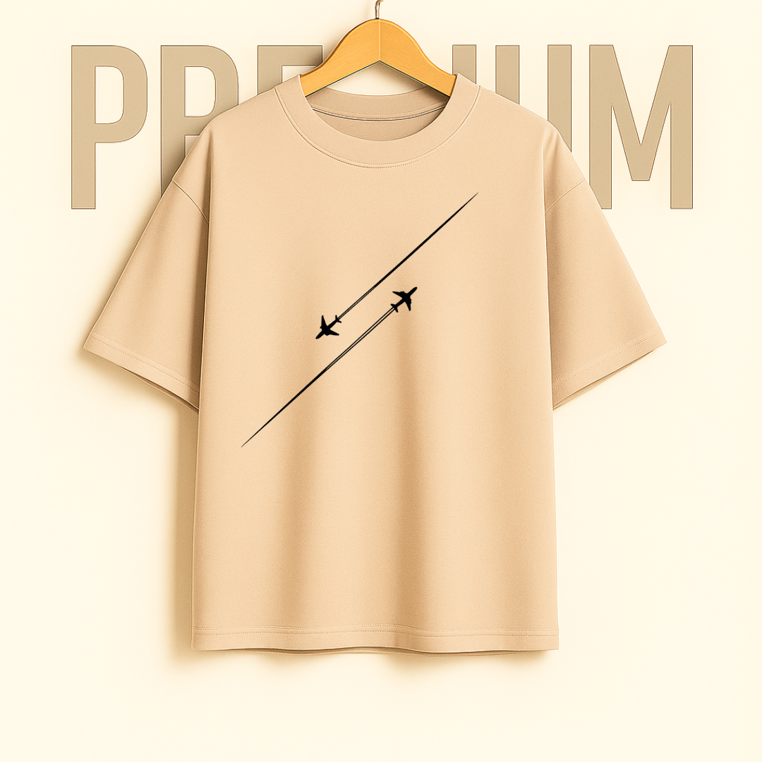 FLY HIGH Drop Shoulder Tee