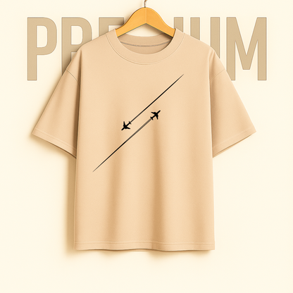 FLY HIGH Drop Shoulder Tee