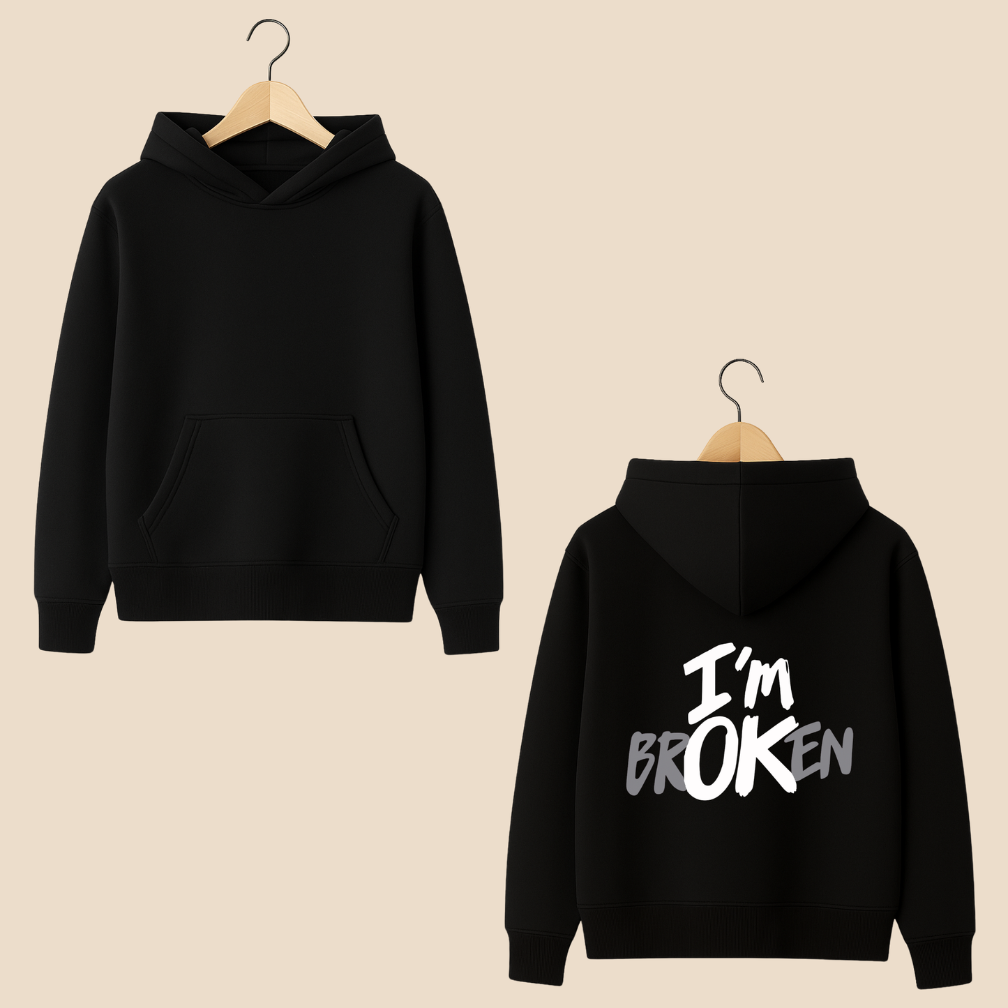 I'm Broken Hoodie