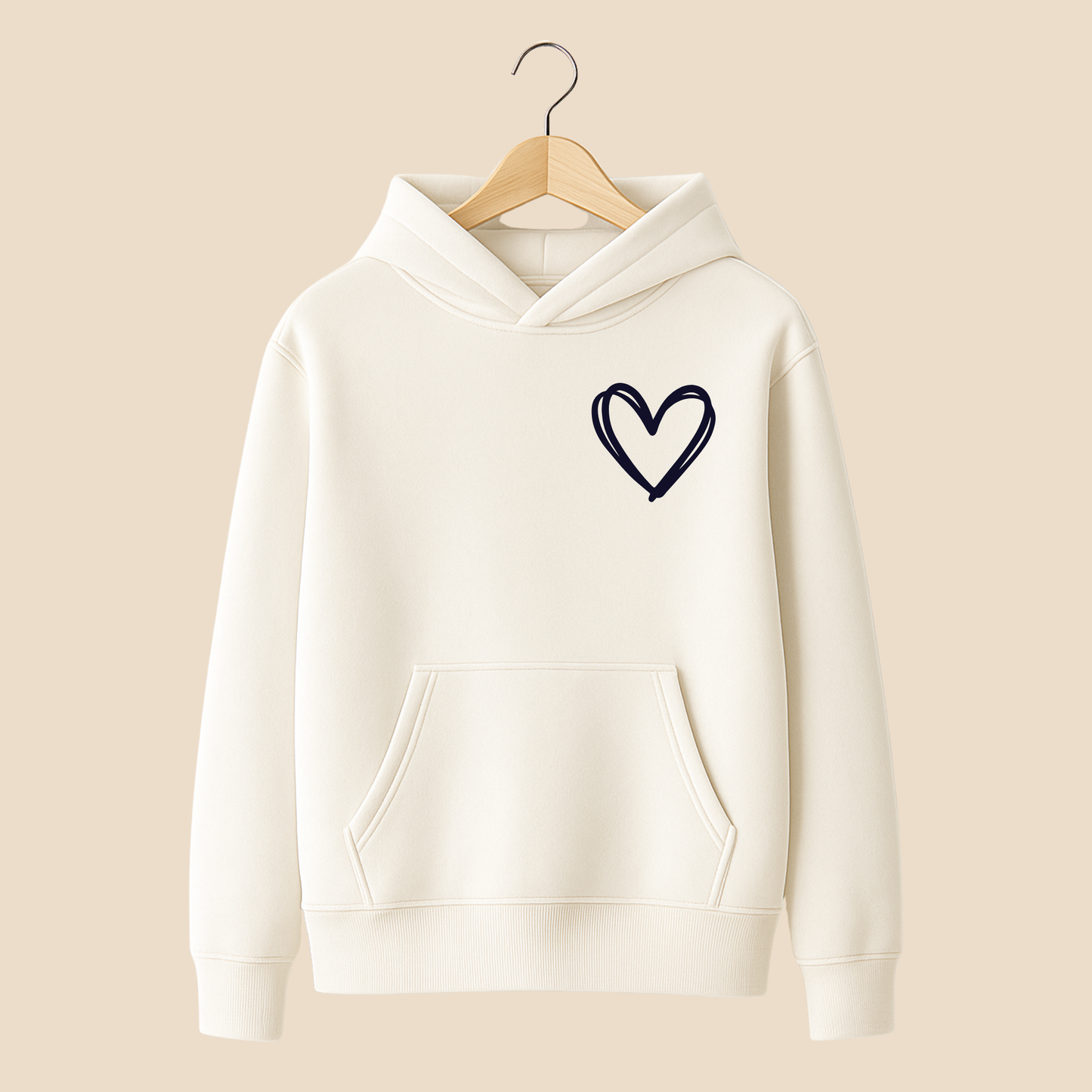 Cute Heart Premium Hoodie