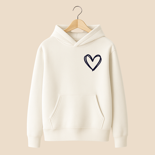 Cute Heart Premium Hoodie