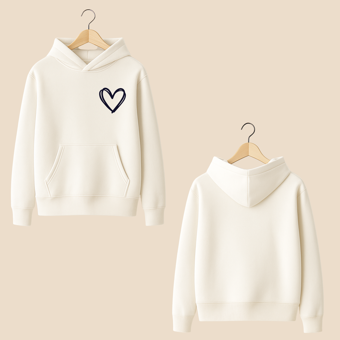 Cute Heart Premium Hoodie