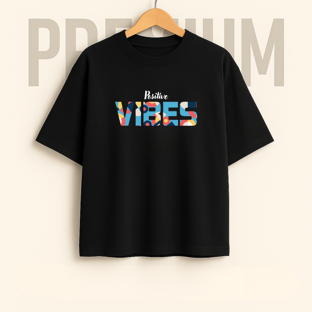 VIBE ON Dropshoulder Tee