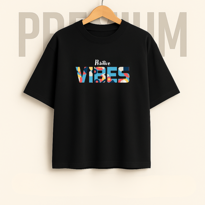 VIBE ON Dropshoulder Tee