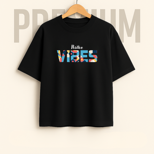 VIBE ON Dropshoulder Tee