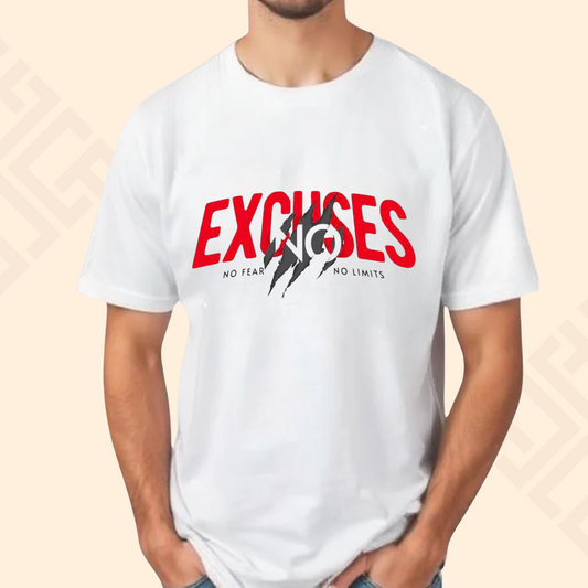 No Excuses Half Sleeve T Shirt