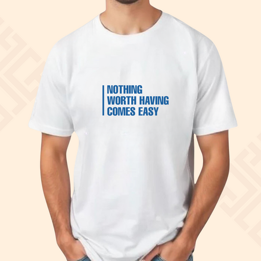 WORTHY Half Sleeve T Shirt
