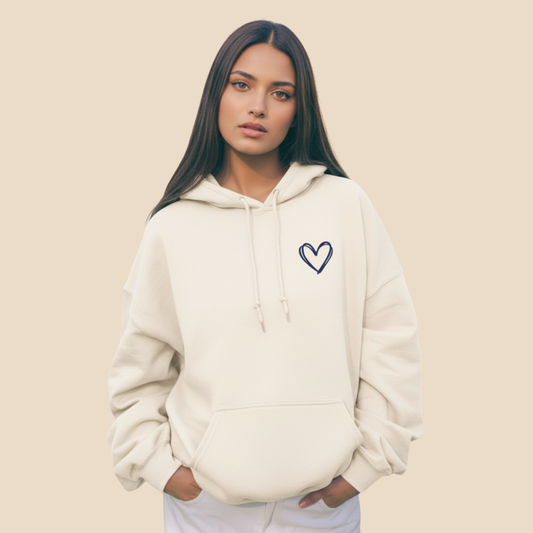 Cute Heart Premium Hoodie